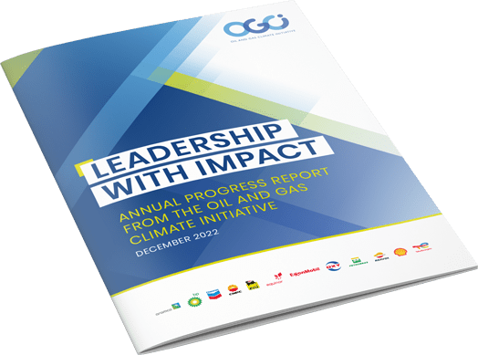 The front cover of the Leadership with Impact annual report