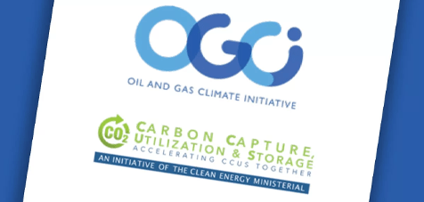 Front cover of the Joint declaration on accelerating the CCUS industry.