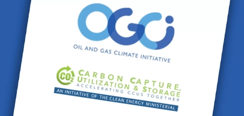 Front cover of the Joint declaration on accelerating the CCUS industry.