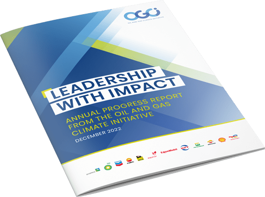 The front cover of the Leadership with Impact annual report