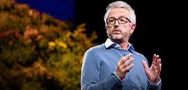Bjørn Otto Sverdrup, Chair, OGCI Executive Committee and Head of OGDC Secretariat, giving a TED Talk