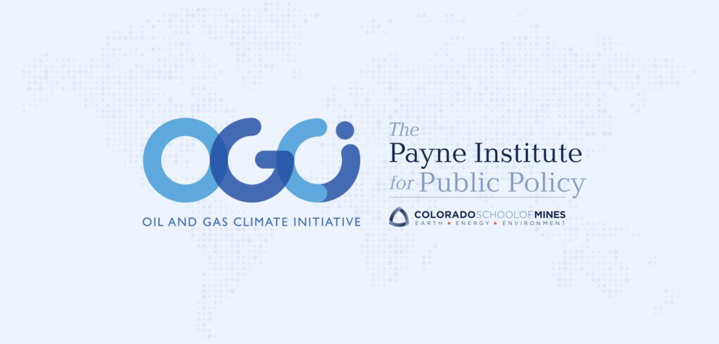 OGCI and The Payne Institute for Public Policy logos