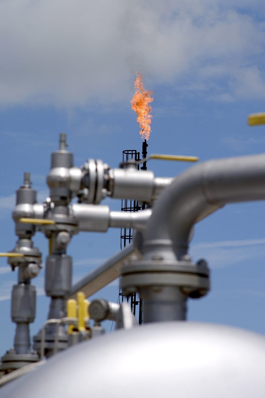 Methane gas treatment plant, production and distribution. Credit: iStock