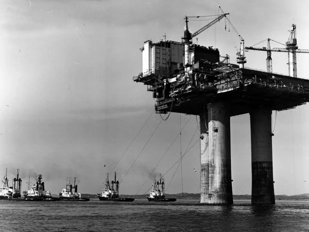 Statfjord 1977 Credit: Leif Berge/Equinor